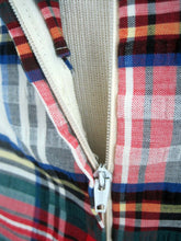 Load image into Gallery viewer, 1960s Abe Schrader Plaid Kilt Dress / Small Sleeveless Dress