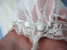 Load image into Gallery viewer, 1920s Embroidered White Silk Net Lace Wedding Dress