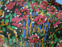 Load image into Gallery viewer, 1920s Gold Floral Lame Flapper Dress Showing Opposite Side of Lame
