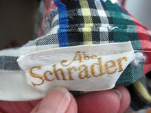 Load image into Gallery viewer, 1960s Abe Schrader Plaid Kilt Dress / Small Sleeveless Dress