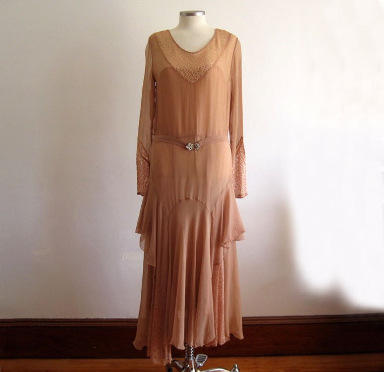 ON HOLD for Mackenzie / 1920s Silk Flapper Dress Dusty Rose Illusion Lace Cape Collar ON HOLD for Mackenzie / 1920s Silk Flapper Dress Dusty Rose Illusion Lace Cape Collar