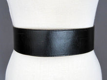 Load image into Gallery viewer, 1940s 50s Garay Black Leather Belt Hook Buckle