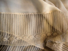 Load image into Gallery viewer, 1930s Ivory Silk Chiffon Dress 30s Silk Wedding Gown