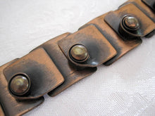 Load image into Gallery viewer, 1940s Rebajes Copper Bracelet Modernist Jewelry
