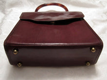 Load image into Gallery viewer, 1990s Brahmin Brown Leather Handbag Tortoise Lucite Handle