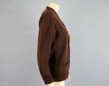 Load image into Gallery viewer, 1940s Varsity Letterman Sweater Brown Wool Wil Wite Champion Award