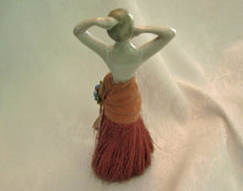 Load image into Gallery viewer, 1920s Art Deco Porcelain Vanity Clothes Brush Flapper Half Doll