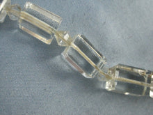 Load image into Gallery viewer, 1920s Art Deco Necklace Hand Cut Trapezoid Rock Quartz Crystal Necklace