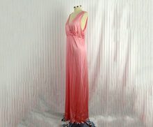 Load image into Gallery viewer, 1990s Vanity Fair Nightgown Desert Pink Deadstock NWT Empire Waist Full Length Nightgown