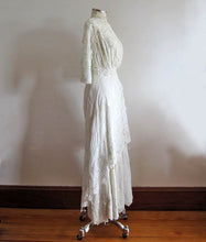Load image into Gallery viewer, 1900s Edwardian Tea Gown Right Side