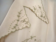 Load image into Gallery viewer, 1940s Tailored Silk Blouse Embroidery Pulled Thread Work Chinese Export