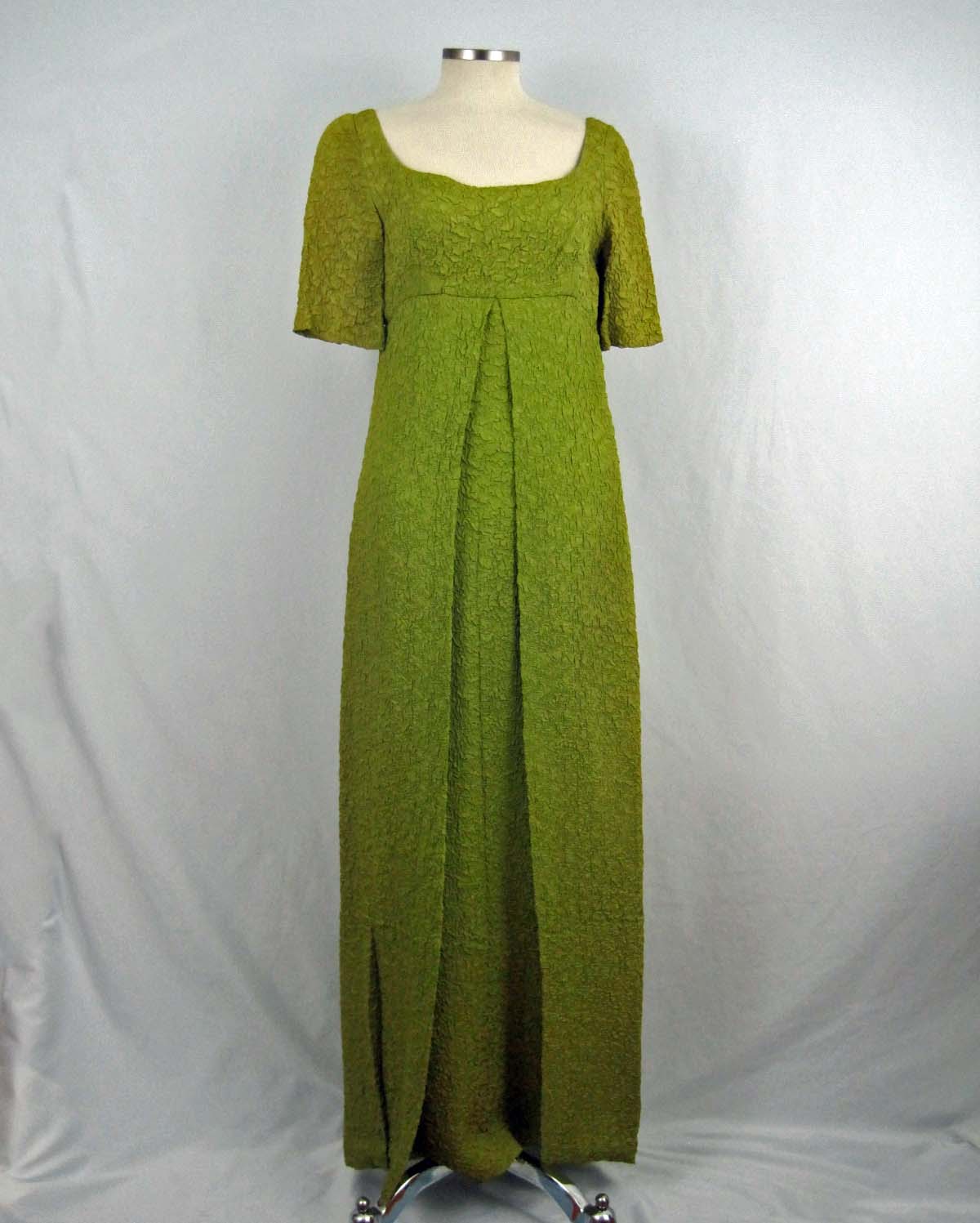 1960s Kiwi Matelass Empire Maxi Dress 1960s Kiwi Matelass Empire Maxi Dress