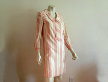 Load image into Gallery viewer, 1950s Peppermint Stripe Day Dress Betty Barclay