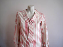 Load image into Gallery viewer, 1950s Peppermint Stripe Day Dress Betty Barclay