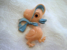 Load image into Gallery viewer, 1940s Googly Eye Duck Pin Celluloid Early Plastic