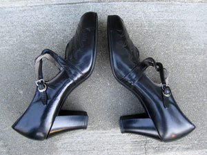 1930s Mary Jane Shoes Peep Toe Enna Jettick