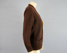Load image into Gallery viewer, 1940s Varsity Letterman Sweater Brown Wool Wil Wite Champion Award 