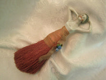 Load image into Gallery viewer, 1920s Art Deco Porcelain Vanity Clothes Brush Flapper Half Doll