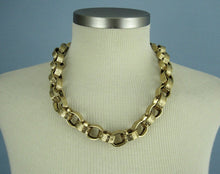 Load image into Gallery viewer, 1980s Givenchy Chunky Necklace Victorian Revival Gold-tone