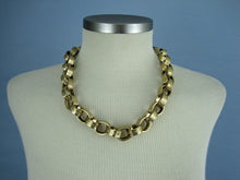 Load image into Gallery viewer, 1980s Givenchy Couture Chunky Gold Link Necklace