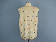 Load image into Gallery viewer, 1950s Heavily Beaded Sequins Wool Sweater Jordan Marsh Young Elegants