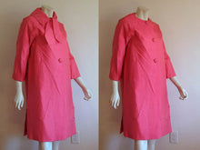 Load image into Gallery viewer, 1950s Hot Pink Swing Coat
