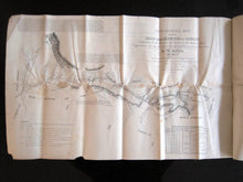 Load image into Gallery viewer, 1846 Topographical Map Missouri to Oregon Complete 7 Sections JC Fremont &amp; Charles Preuss